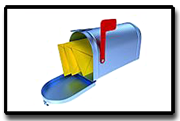 Open Mailbox with letters inside
