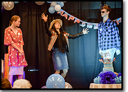 Cast from Mini Mystery Theater Play.